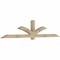 Ekena Millwork Redmond Rough Sawn Timber Gable Bracket, Douglas Fir, 108"W x 22"H x 4"D x 4"F, 5/12 Pitch GBW108X22X0404RED00RDF - alternate 4
